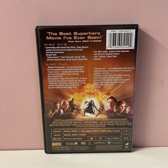 Spider-Man 1 & 2 2-Disc DVDs - Picture 8 of 10